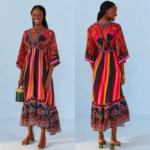 {Farm Rio} Macaw Show maxi dress